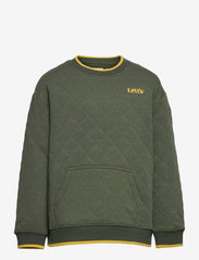 LVB QUILTED CREWNECK TOP - THYME