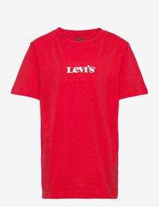 LVB SS GRAPHIC TEE - pattern short-sleeved t-shirt - super red
