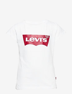 S/S BATWING TEE - t-shirt à manches courtes avec motif - red/white