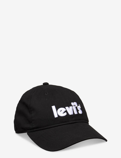 LAN POSTER LOGO CAP - chapeaux - black