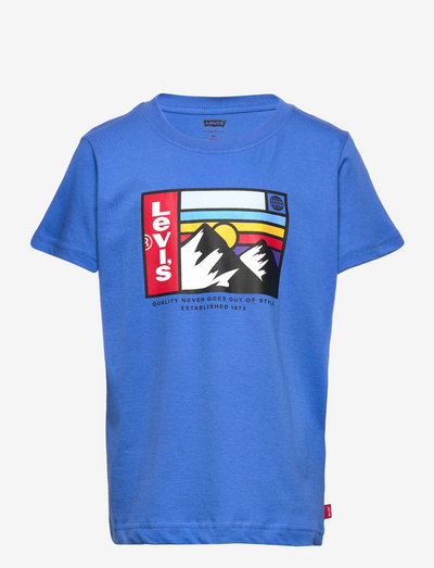 LVB S/S MOUNTAIN LOGO TEE-SHIRT - kortärmade t-shirts - blue