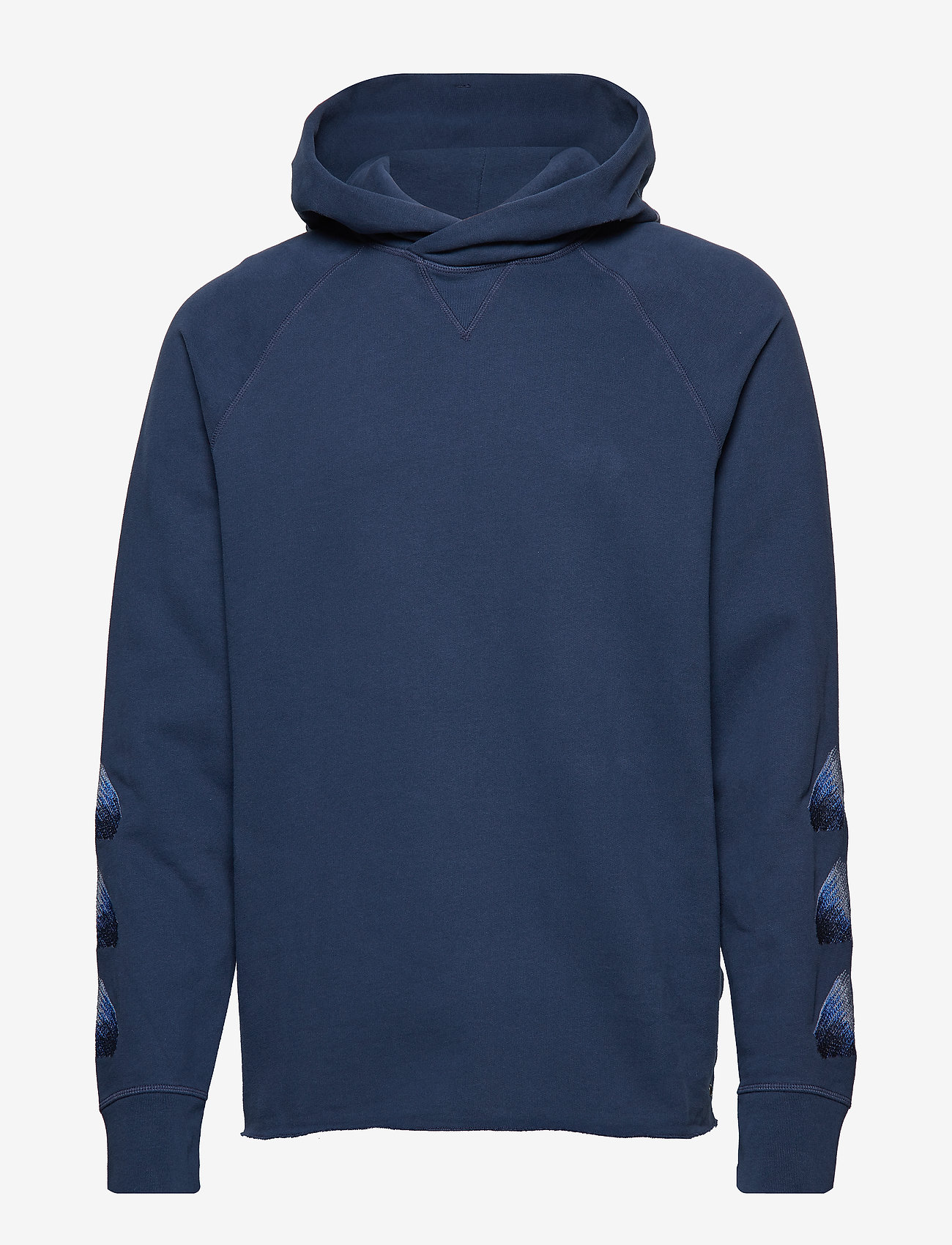 unhemmed hoodie