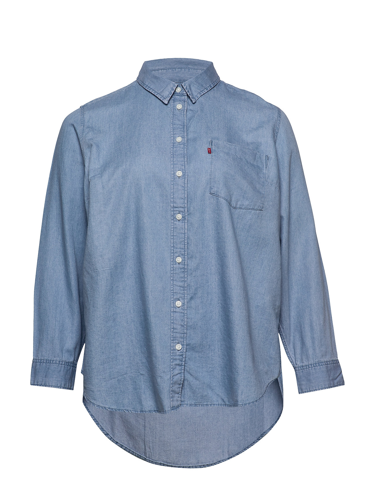 levi plus size denim shirt