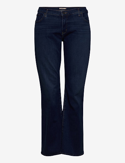 315 PL SHAPING BOOT BOGOTA BAB - džinsa bikses ar platām starām - dark indigo - worn in