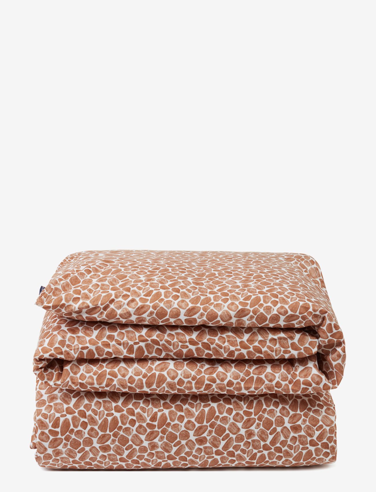 Lexington Home - Printed Giraffe Organic Cotton Sateen Duvet Cover - duvet covers - dk beige/white - 0