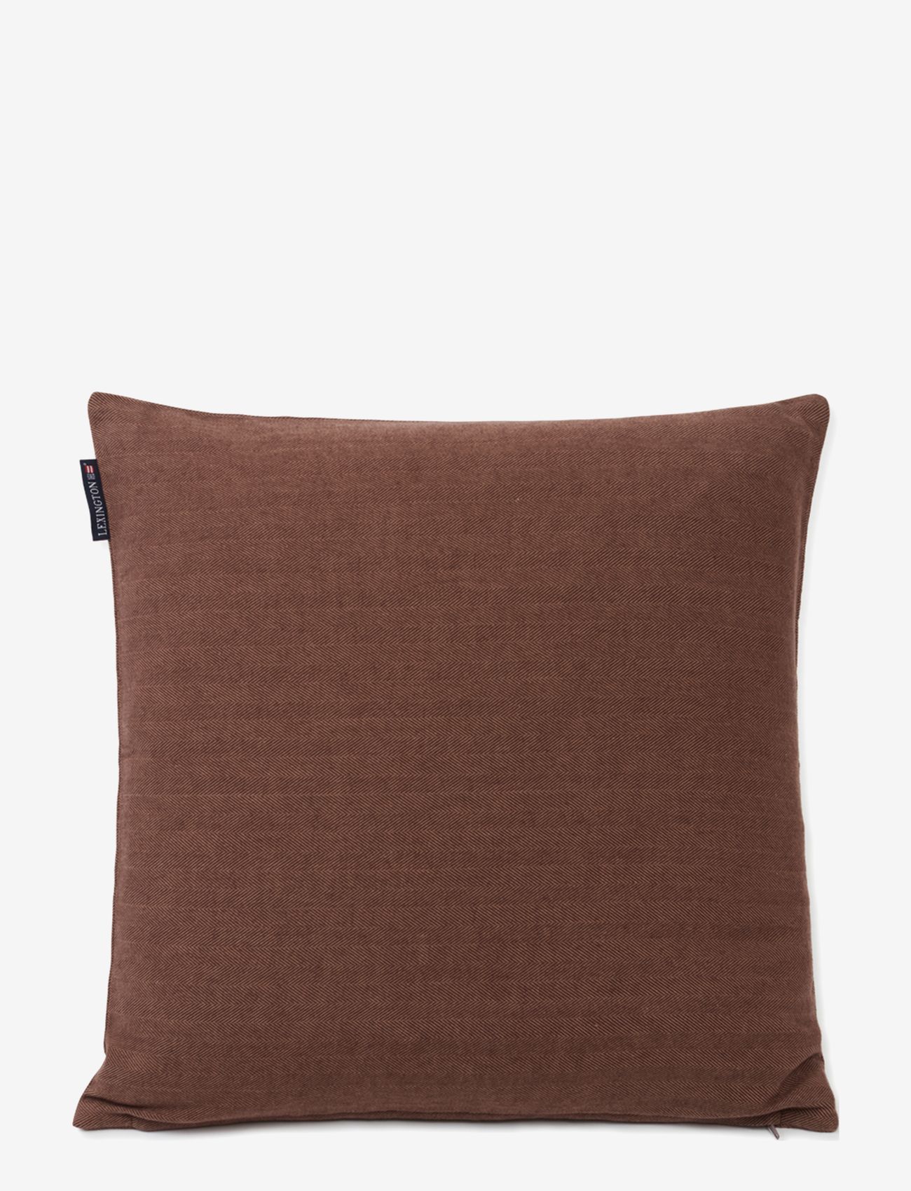 Lexington Home - Good Life Herringbone Cotton Flannel Pillow Cover - cushion covers - beige - 1