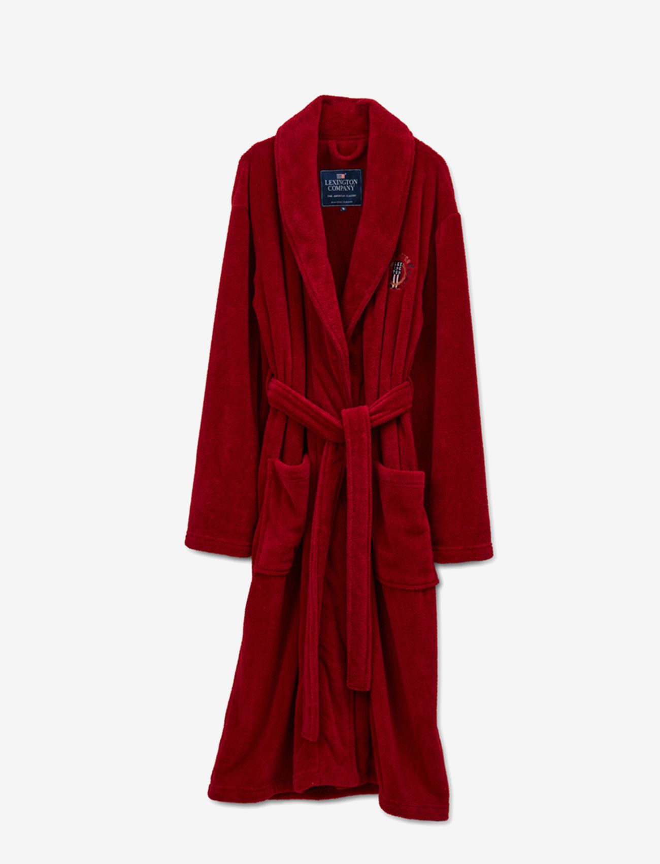 Lexington Home - Lesley Fleece Robe - baderomstekstiler - red - 0
