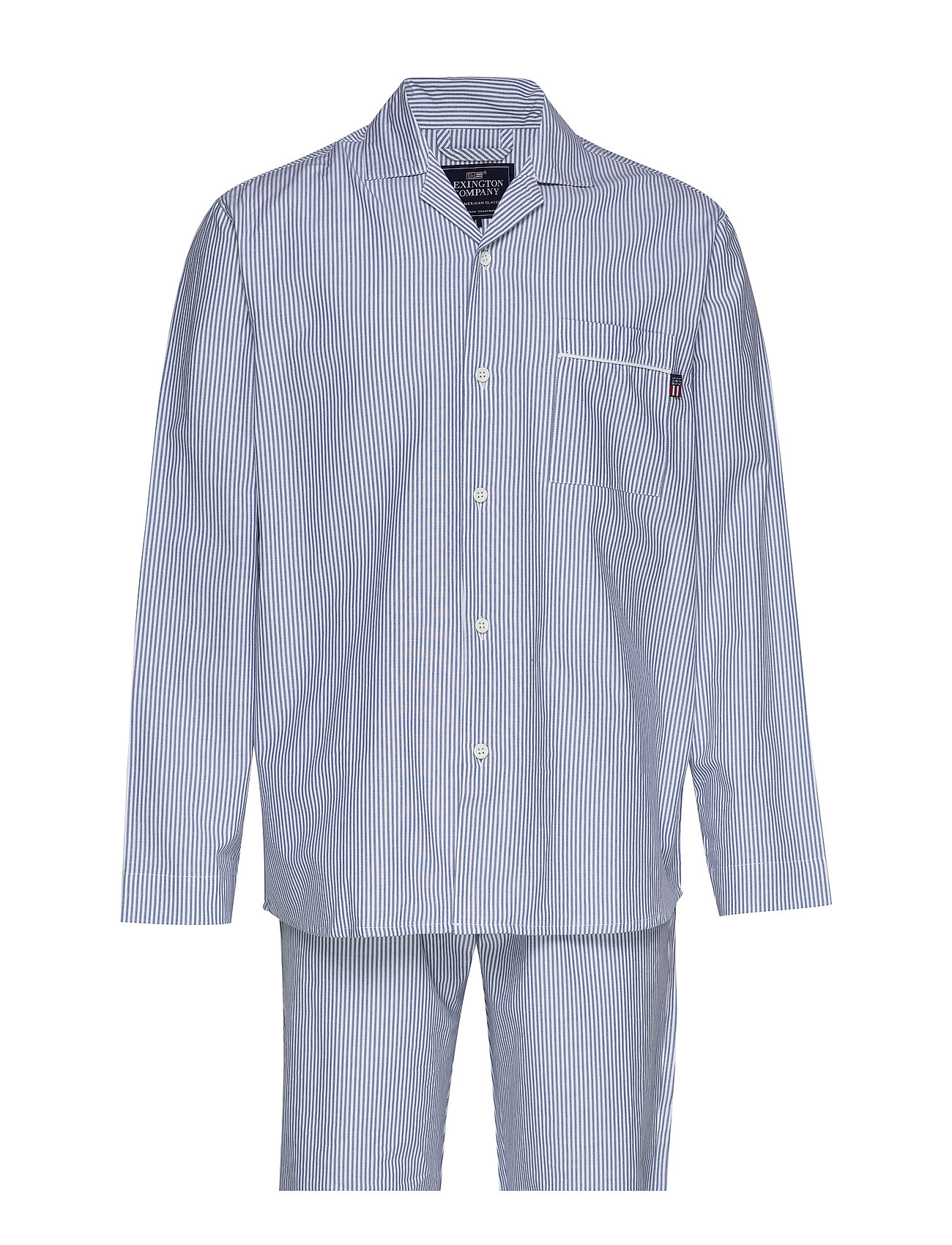 Pajama Set Organic Pyjama Sininen Lexington Home