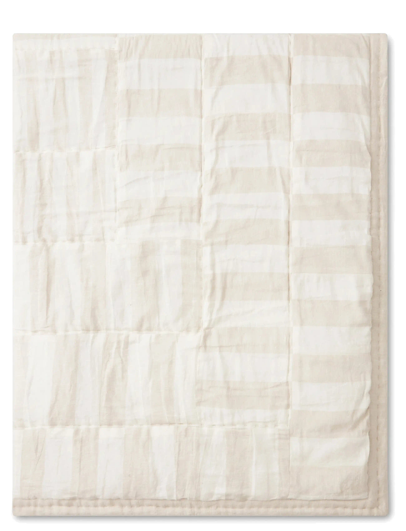 LEXINGTON Einrichtung Quilted Linen Blend Tagesdecke Cream - 160X240 - Unisex