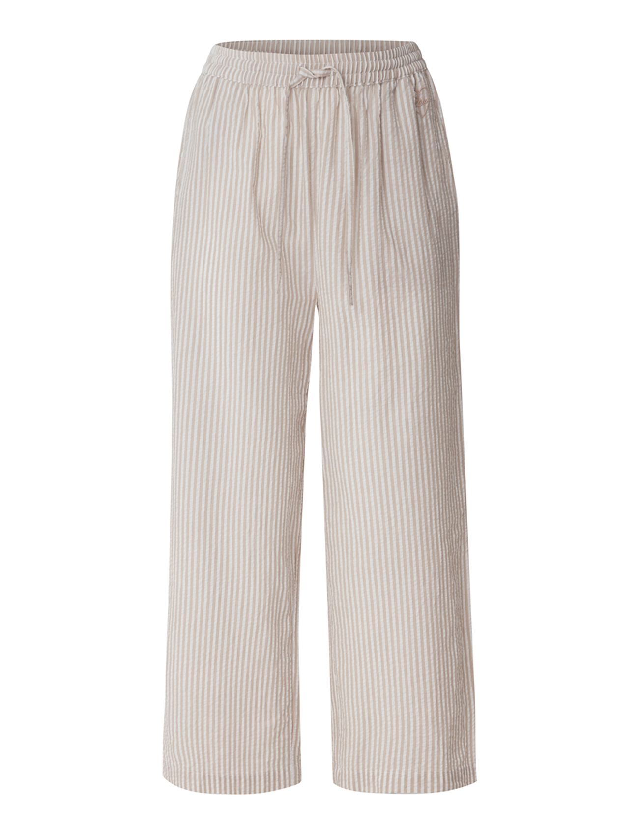 LEXINGTON Einrichtung Lauren Organic Baumwolle Seersucker Pajama Set Beige - XS - Damen