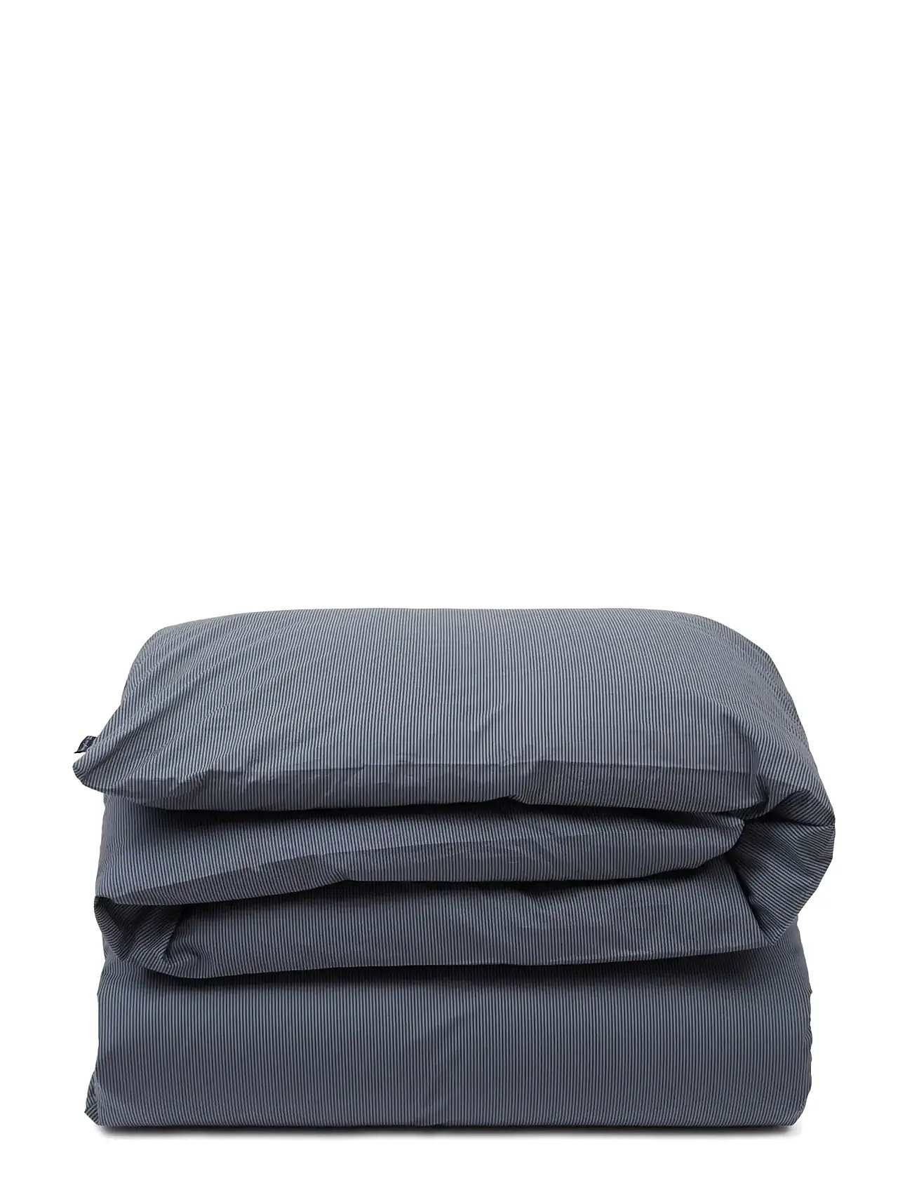 LEXINGTON Einrichtung Steel Blau/Dk Grau Gestreift Cott Poplin Bettbezug Navy - 260X240 - Unisex