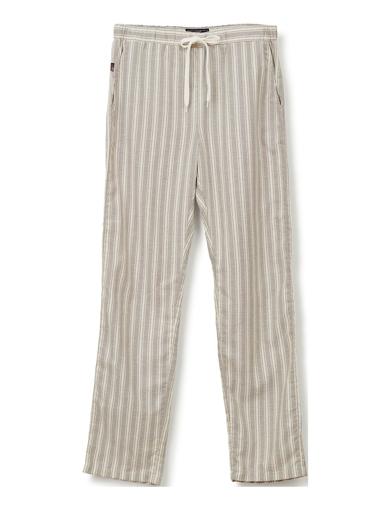 Leon Organic Cotton Oxford Pants Pyjama Harmaa Lexington Home