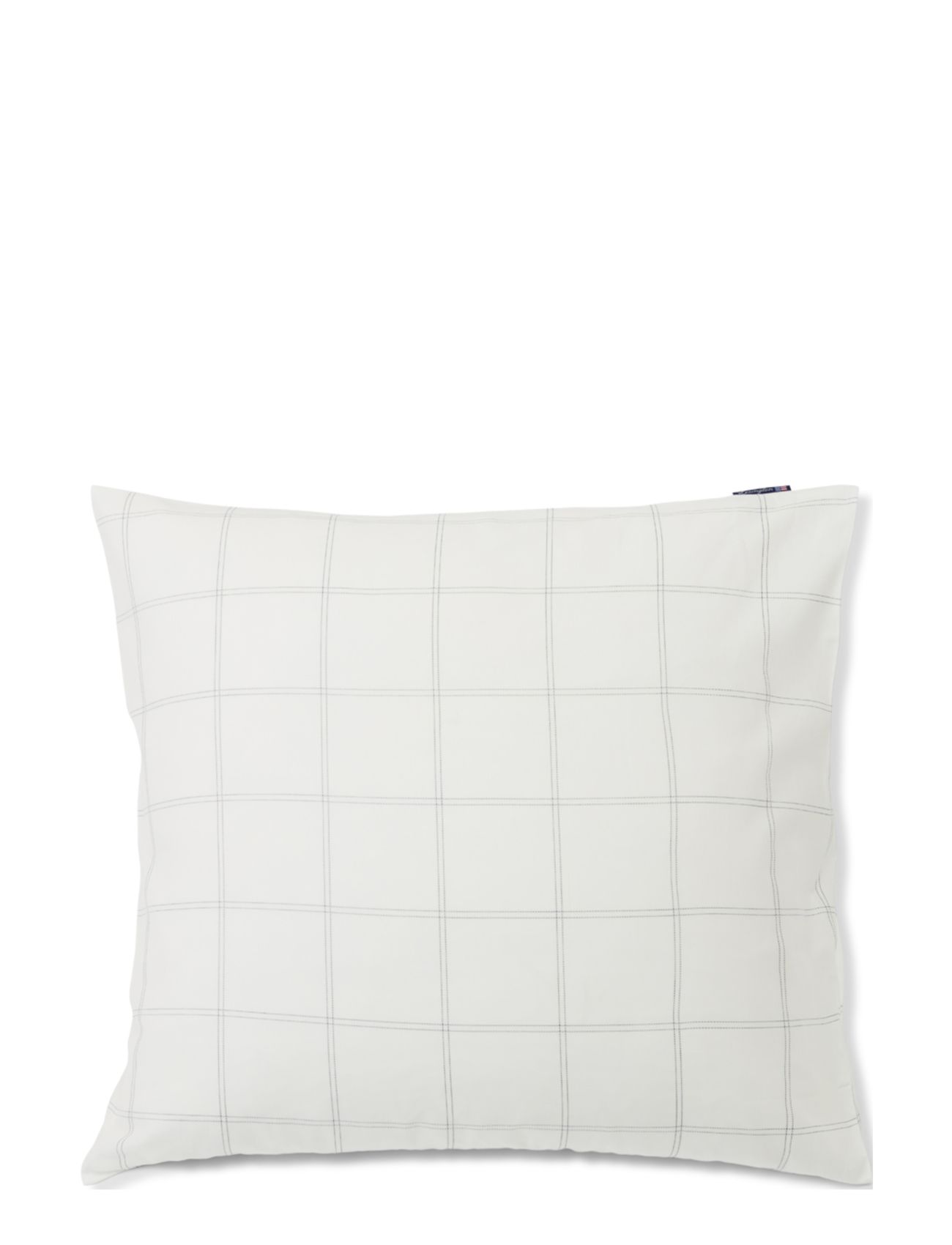 Checked Lyocell/Cotton Pillowcase Home Textiles Bedtextiles Pillow Cases Cream Lexington Home
