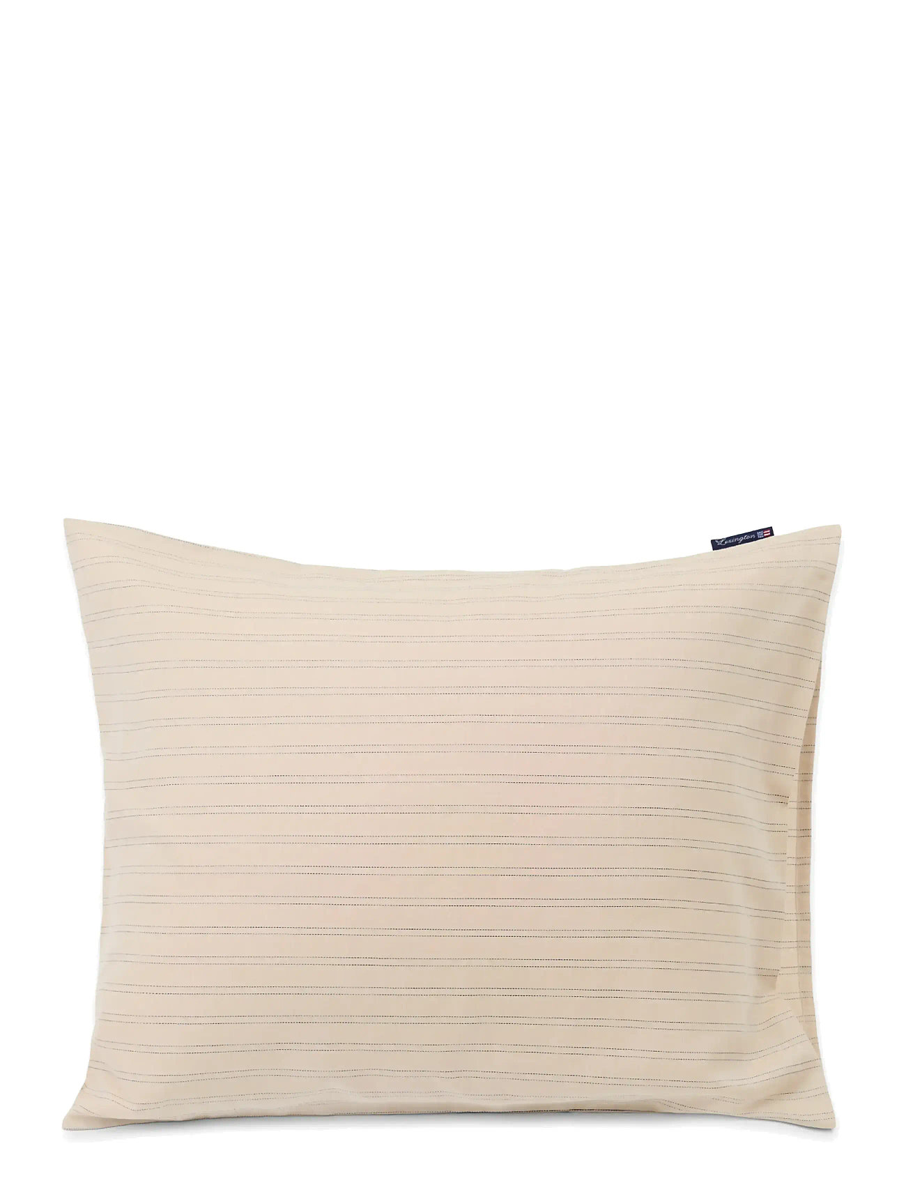 LEXINGTON Einrichtung Beige/Dk Blau Gestreift Lyocell/Baumwolle Pillowcase Beige - 40X40 - Unisex