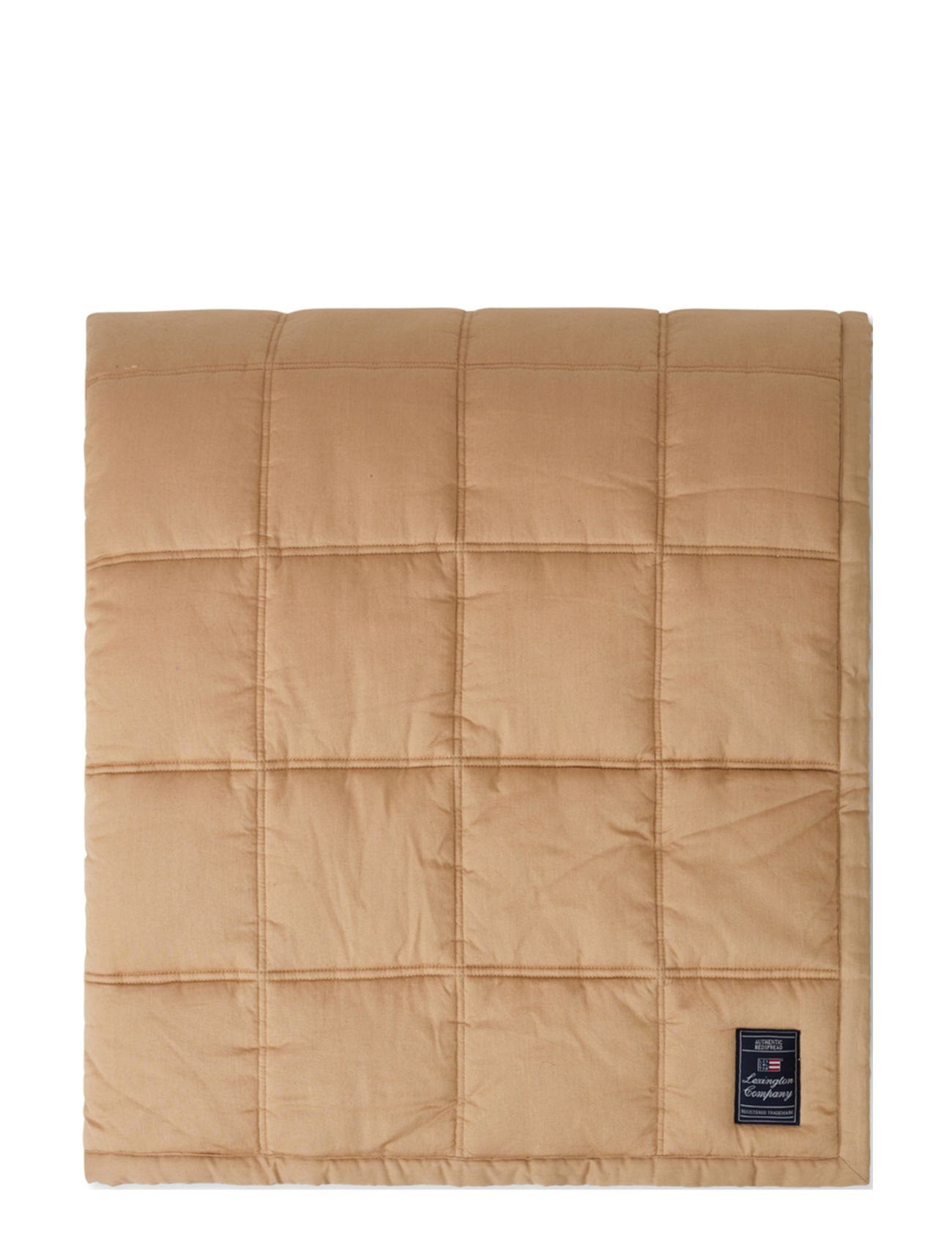 Check Quilted Viscose Sateen Bedspread Home Textiles Bedtextiles Bedspread Lexington Home