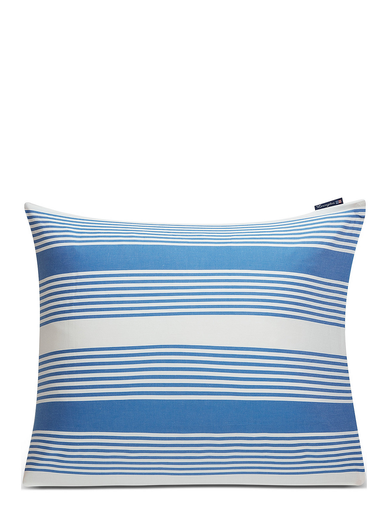 Blue/White Striped Cotton Sateen Pillowcase Home Textiles Bedtextiles Pillow Cases Blue Lexington Home