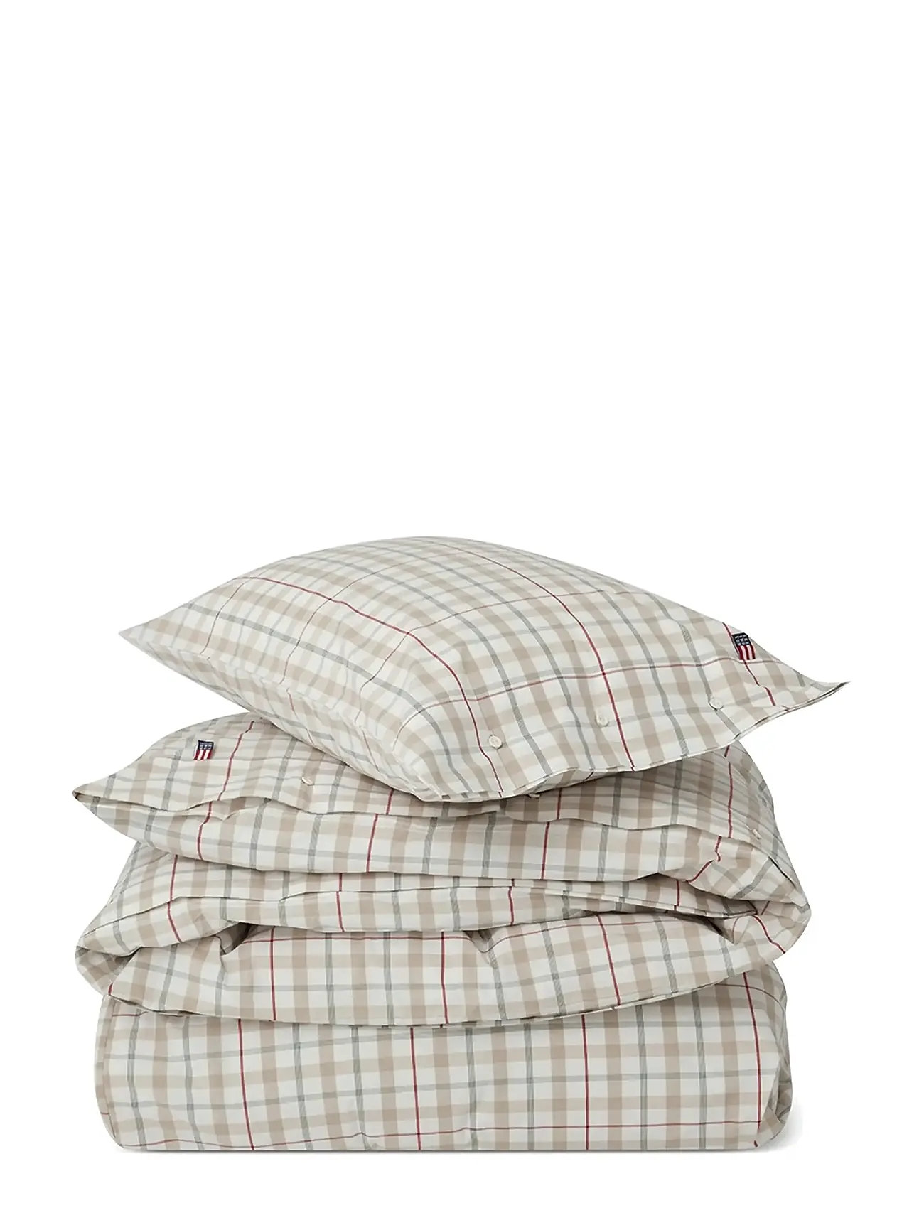 LEXINGTON Einrichtung Checked Baumwolle Poplin Bed Set Patterned - 200X210/50X70X2 - Unisex