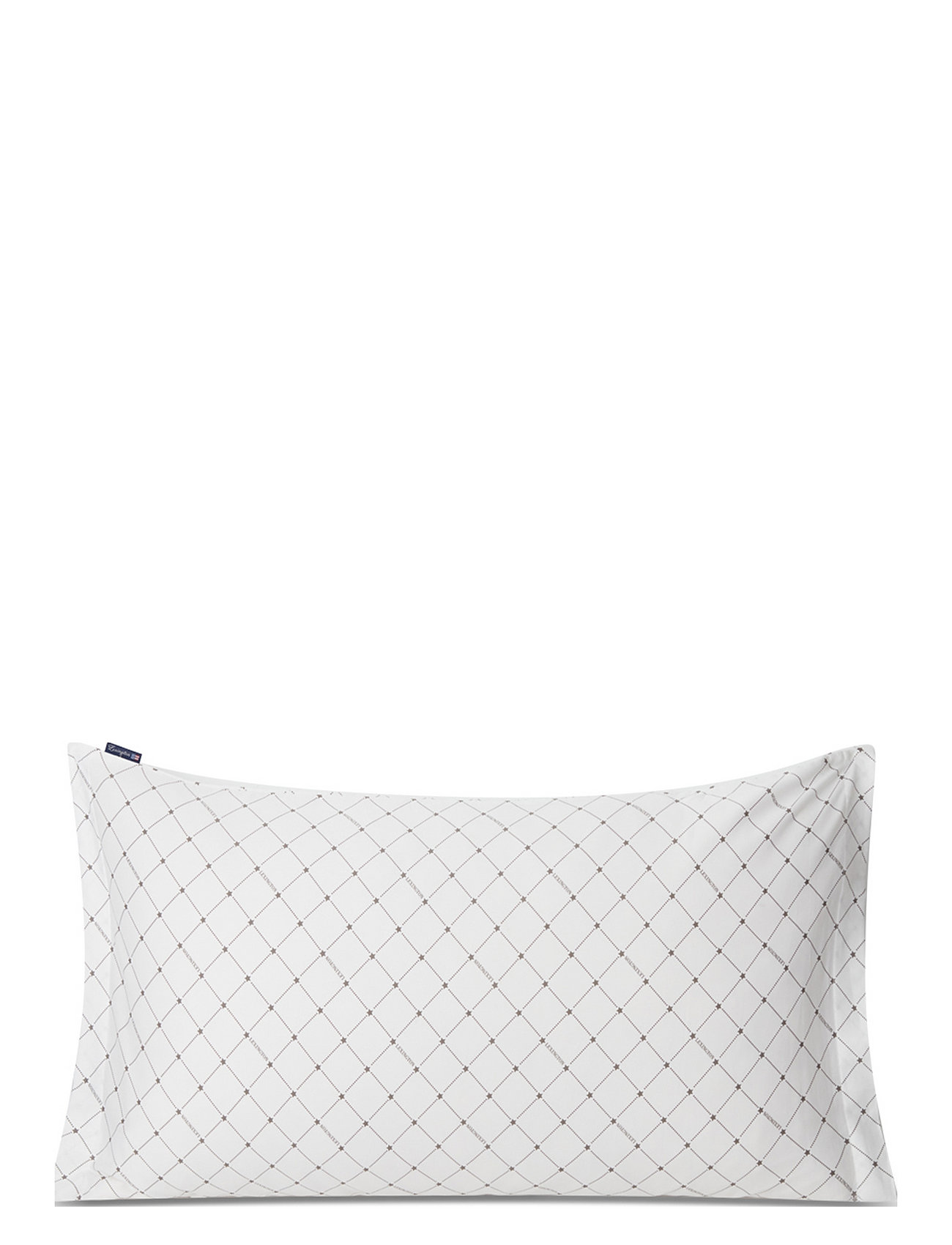 White/Gray Signature Star Sateen Pillowcase Home Textiles Bedtextiles Pillow Cases White Lexington Home