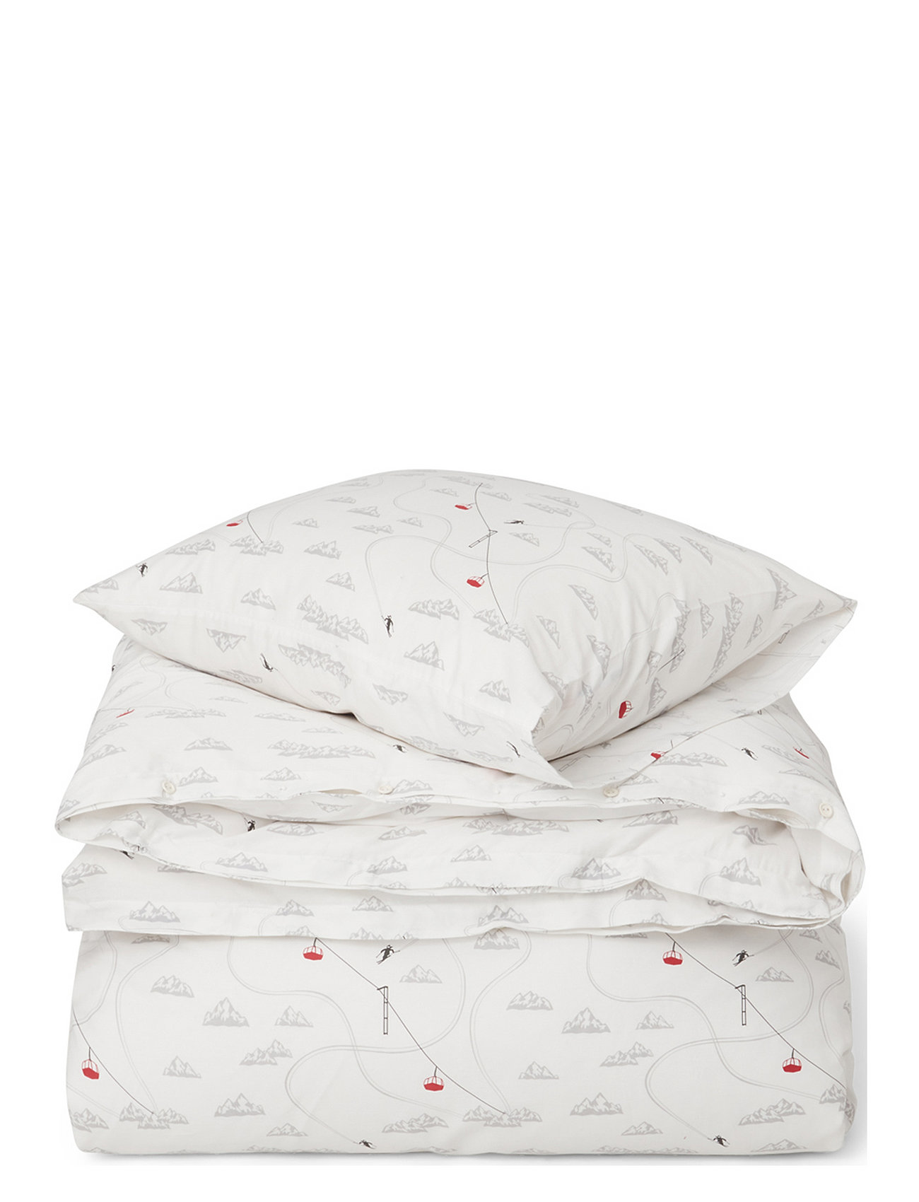 Winter Printed Cotton Sateen Bed Set Home Textiles Bedtextiles Bed Sets White Lexington Home