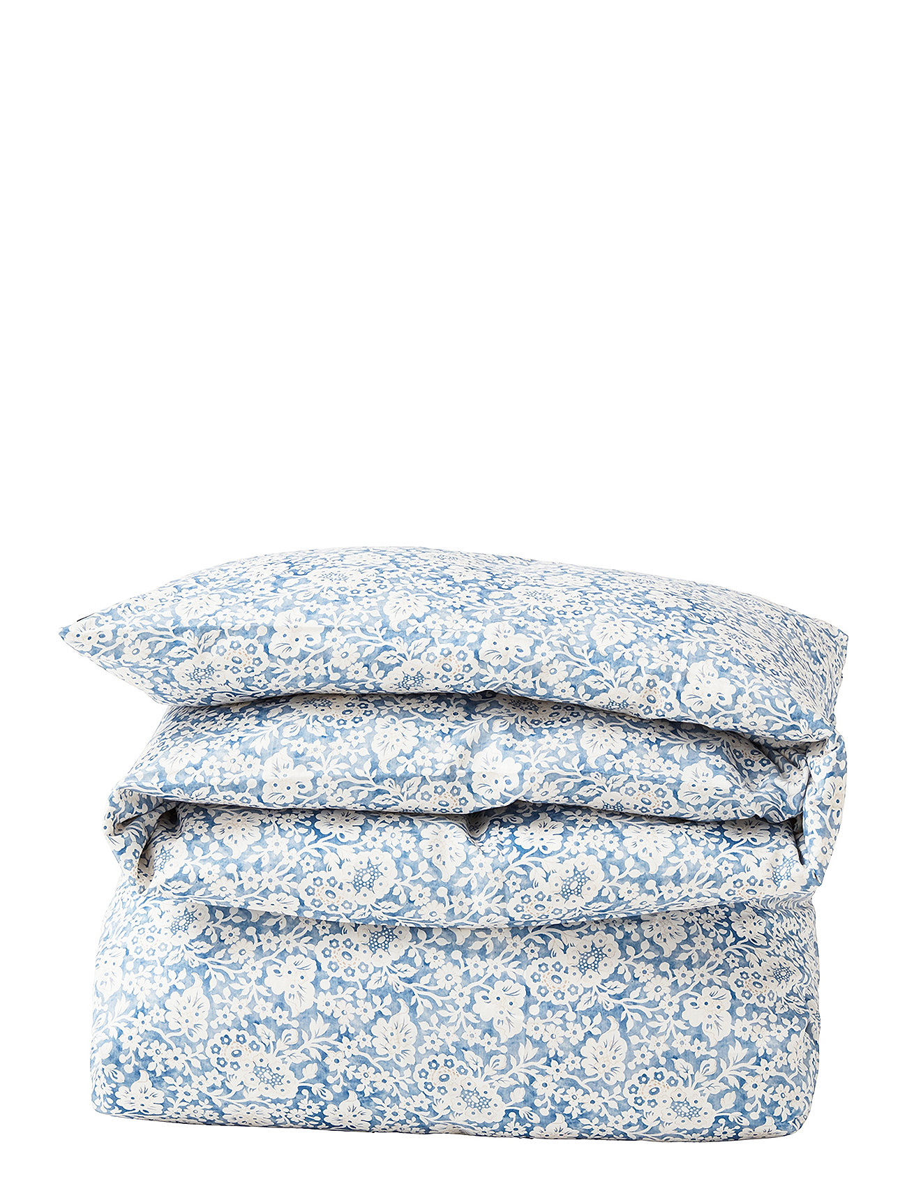 Blue Floral Printed Cotton Sateen Bed Set Home Textiles Bedtextiles Bed Sets Blue Lexington Home