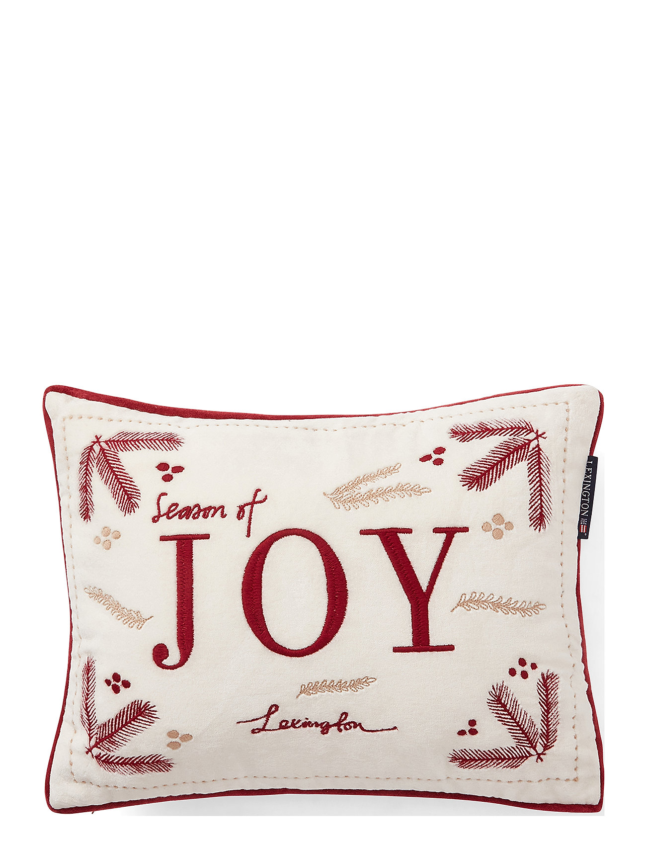 Lexington Home Joy Organic Cotton Velvet 40X30 Pillow Kräm