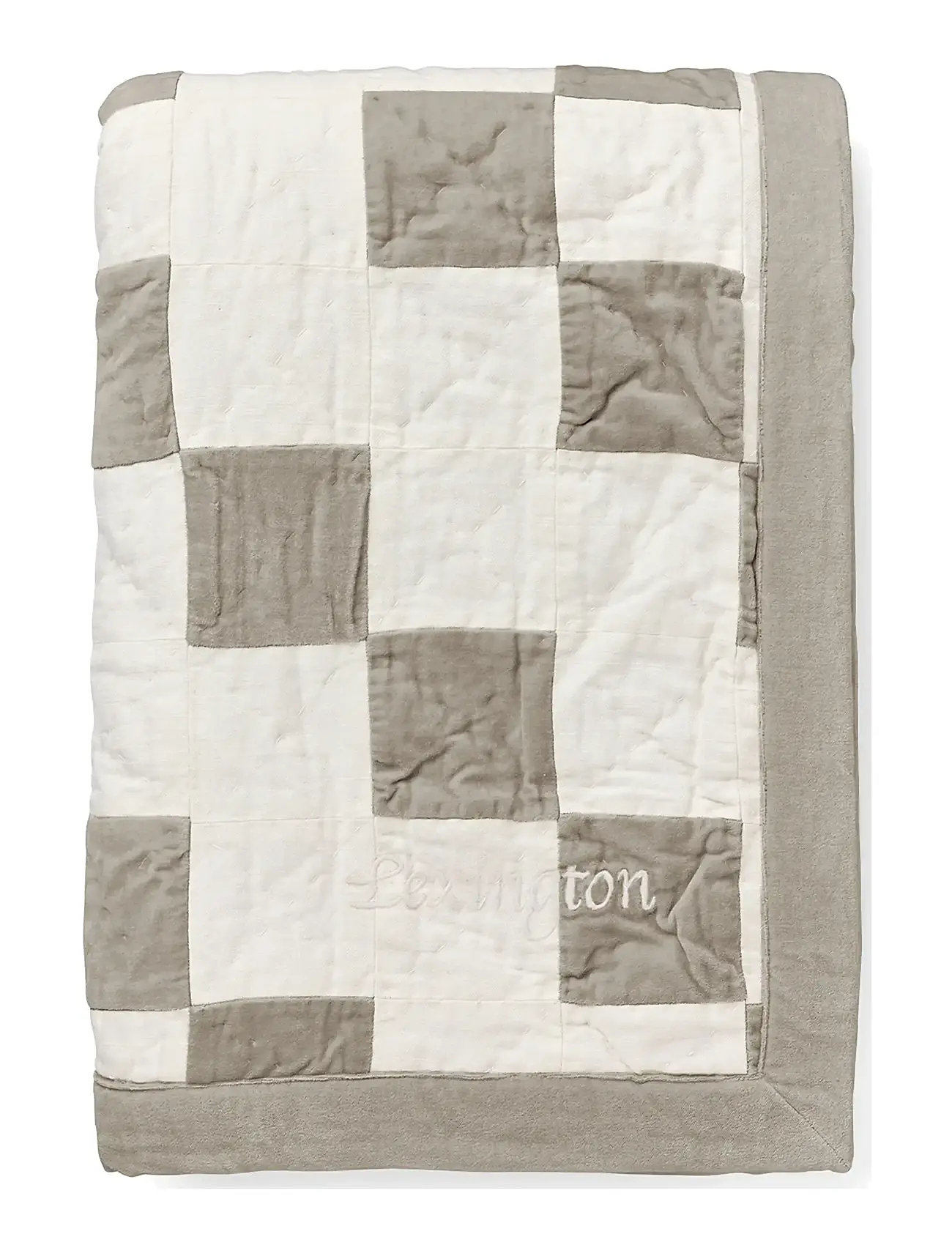 LEXINGTON Einrichtung Patchwork Organic Baumwolle Tagesdecke Cream - 160X240 - Unisex