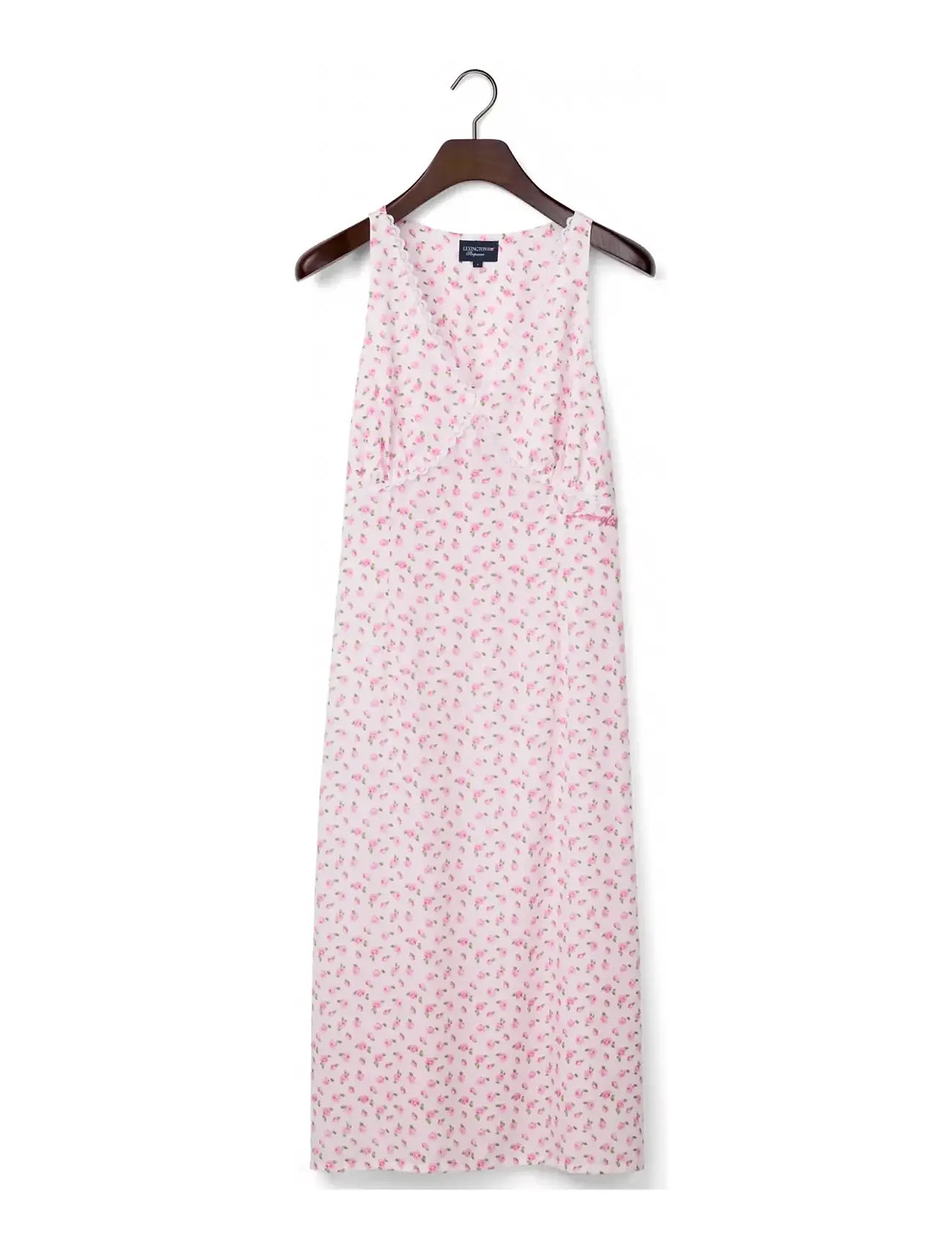 LEXINGTON Einrichtung Rose Print Lyocell Nightgown Pink - XL - Damen