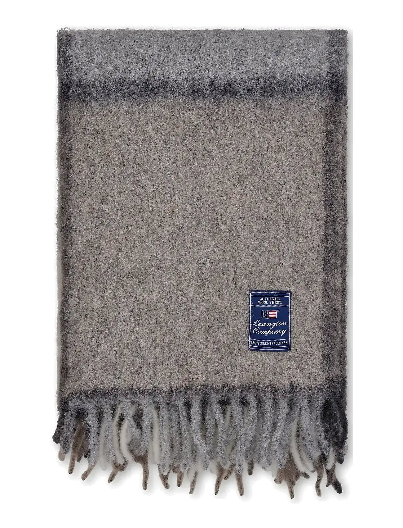 Lexington Home Checked Mohair Mix Wool Throw, 130X170, Brown, Puder & Tæpper > Tæpper & Plaider, Unisex