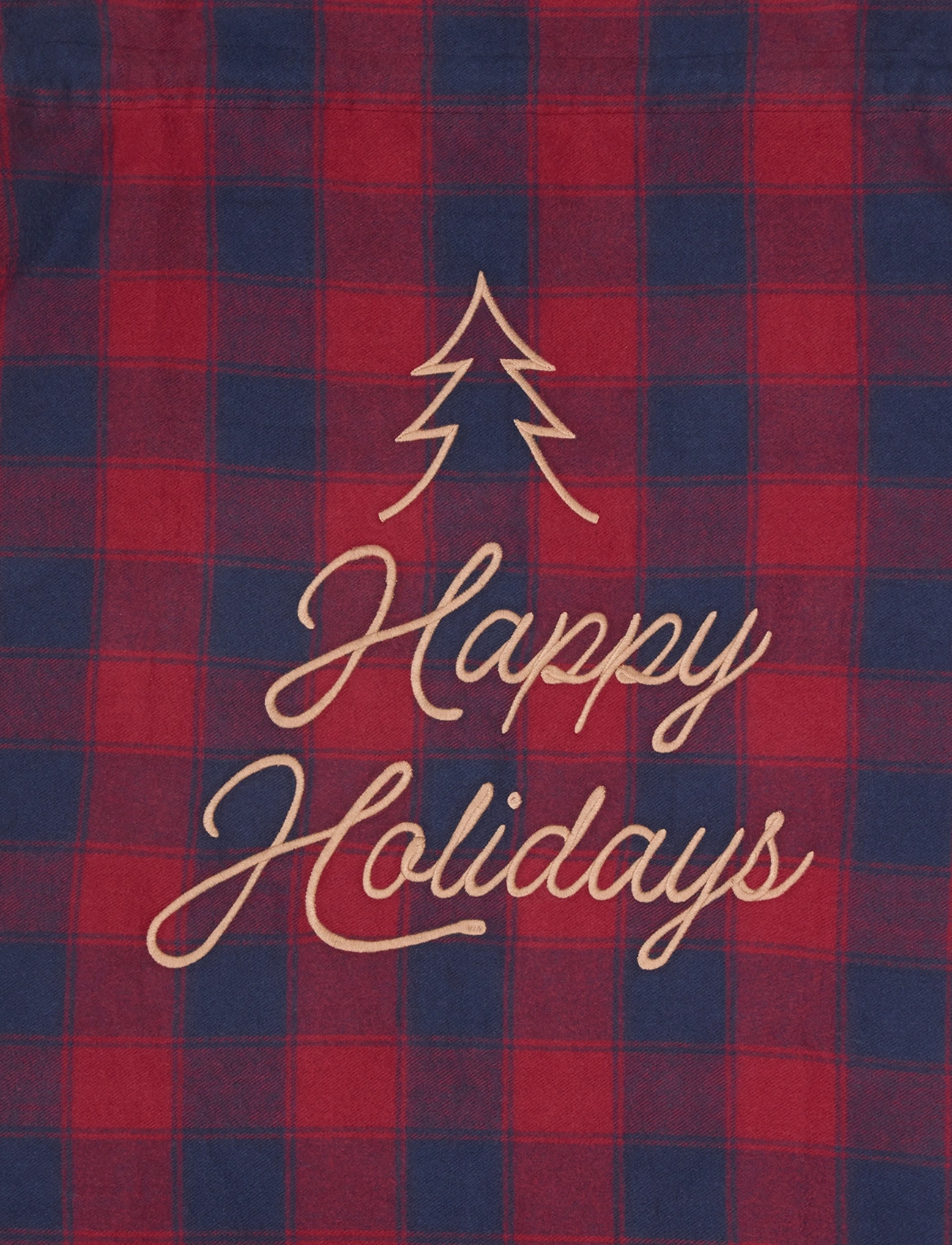 Lexington Home Org Cotton Flannel Christmas Gift Sack, One Size, Red, Juledekoration > Juletilbehør, Unisex