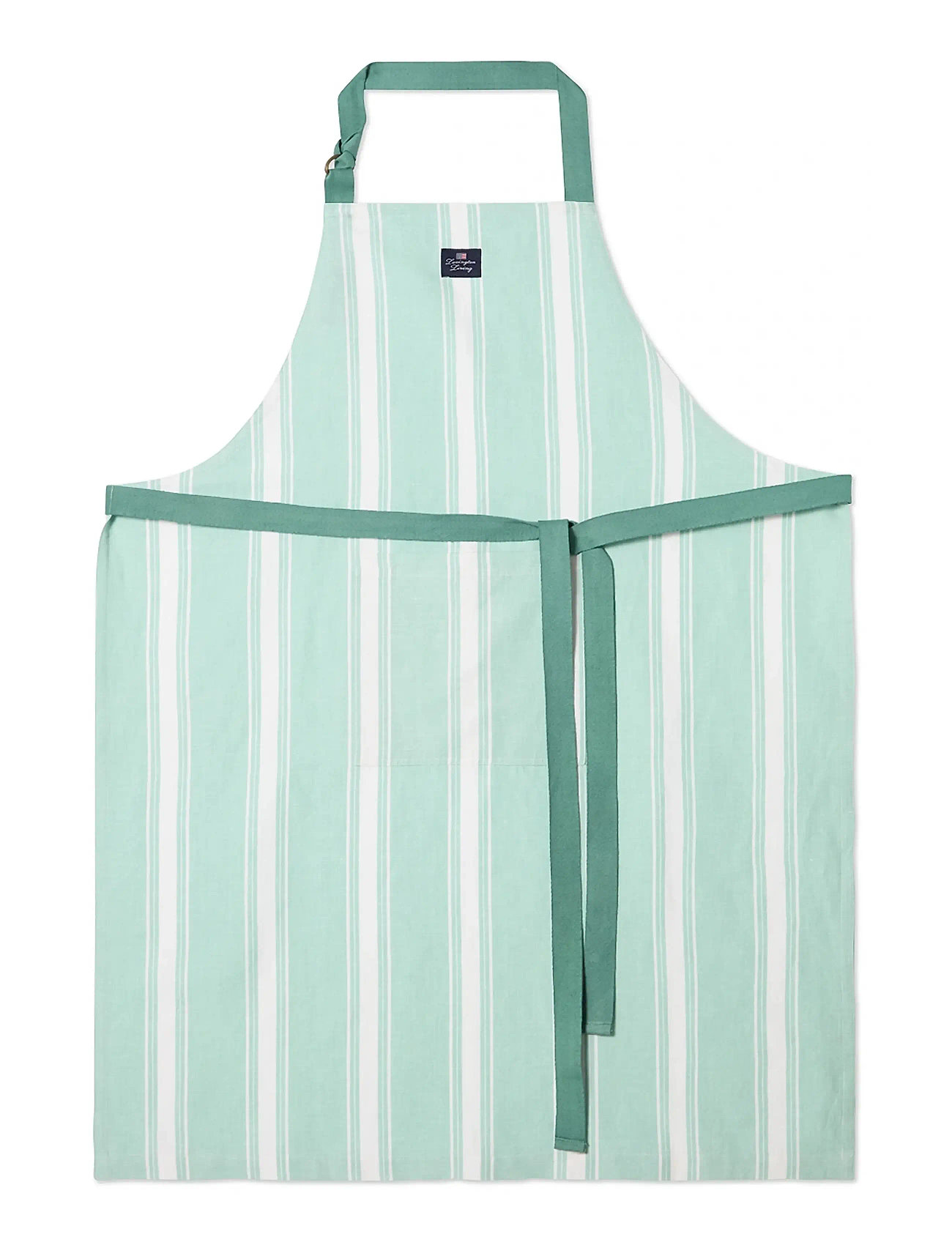 Lexington Home Striped Linen/Cotton Apron, One Size, Green, Køkkentekstiler > Forklæder, Unisex