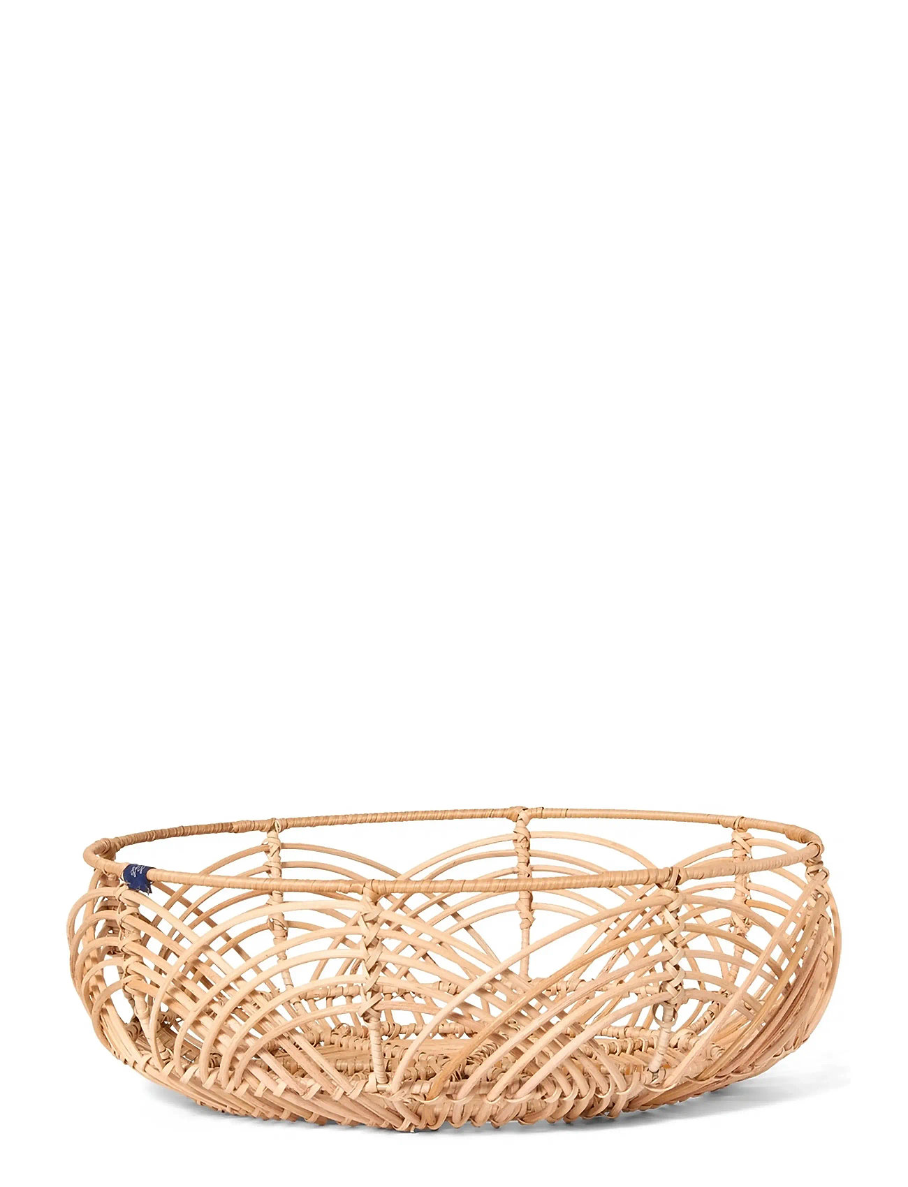 Lexington Home Wavy Rattan Basket (Diam 38cm), One Size, Opbevaring > Opbevaringskurve, Unisex