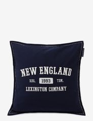Cotton Twill Logo Message Pillow Cover - BLUE