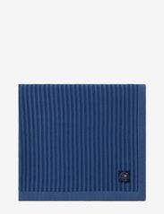 Striped Cotton/Viscose Bedspread - BLUE