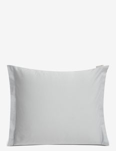 Hotel Sateen Jacquard Gray Pillowcase - pillow cases - gray