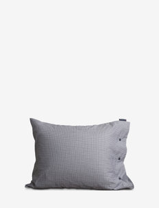 Tattersall Tencel Pillowcase - WHITE/BLUE CHECK
