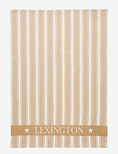 Lexington Striped Kitchen Towel - BEIGE