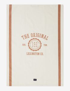 The Original Cotton Twill Kitchen Towel - tea towels - off white/brown