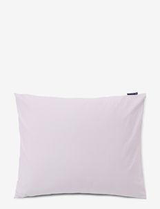 Striped Cotton Poplin Pillowcase - kussenslopen - lt lilac
