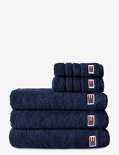 Original Towel Navy - hand towels & bath towels - navy