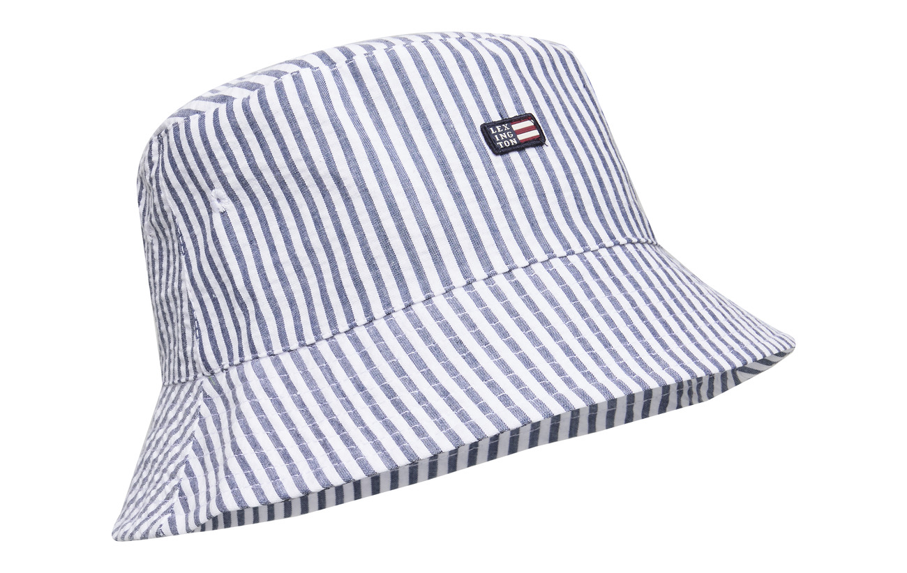 seersucker bucket hat