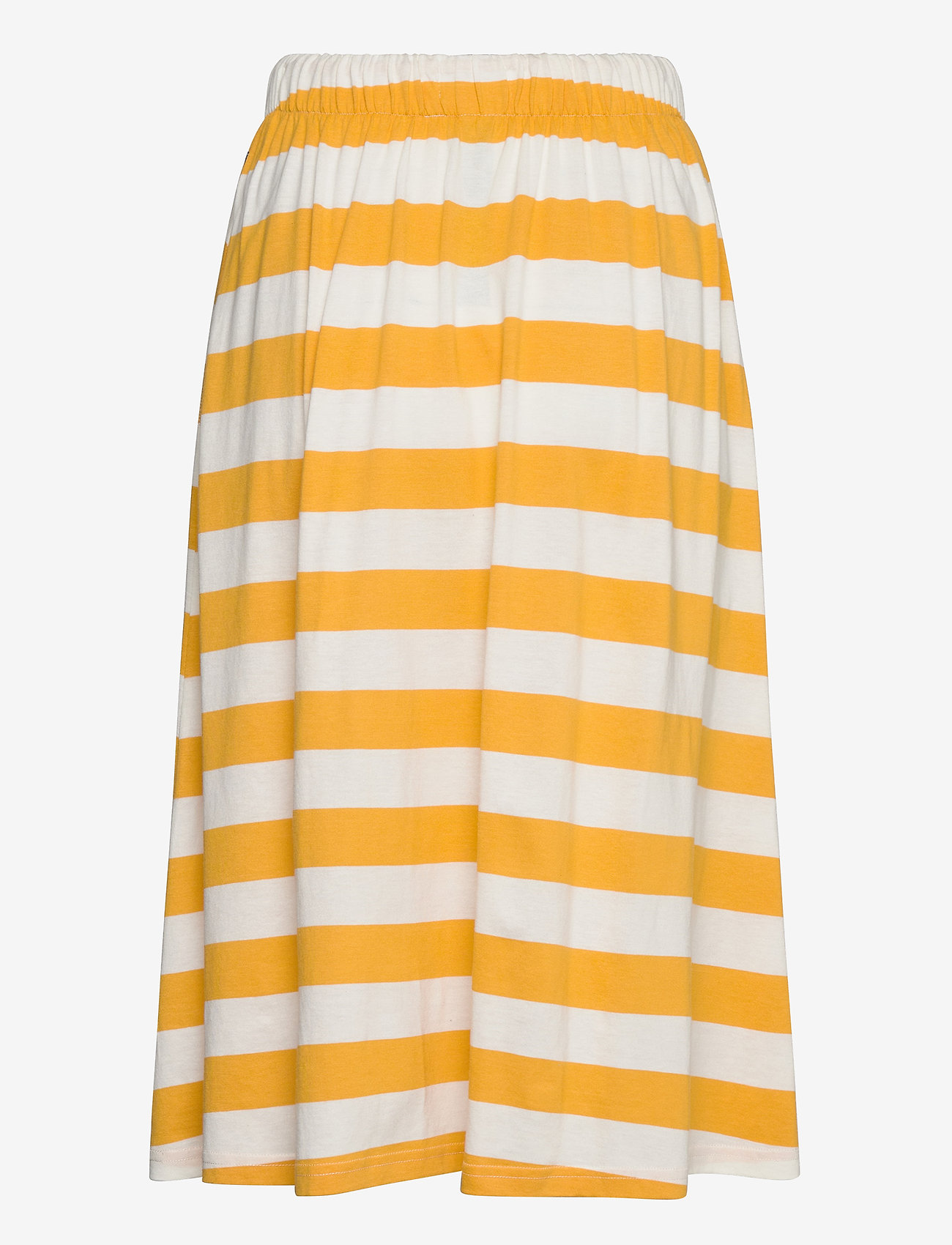 white midi jersey skirt