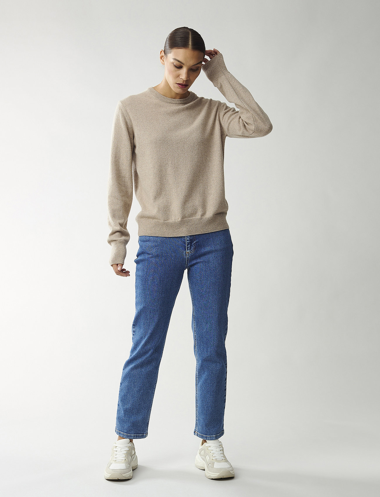 Lizzie Organic Cotton/cashmere Sweater - Trøjer - Boozt.com