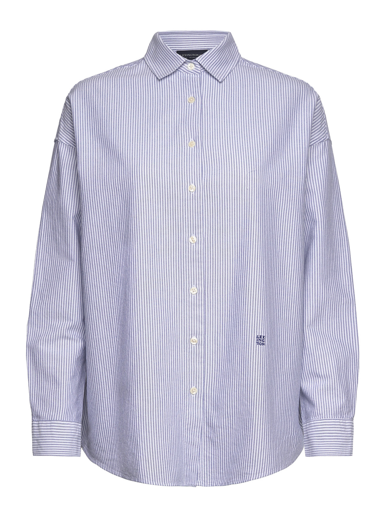 Pernilla Organic Cotton Oxford Shirt Blue Lexington Clothing