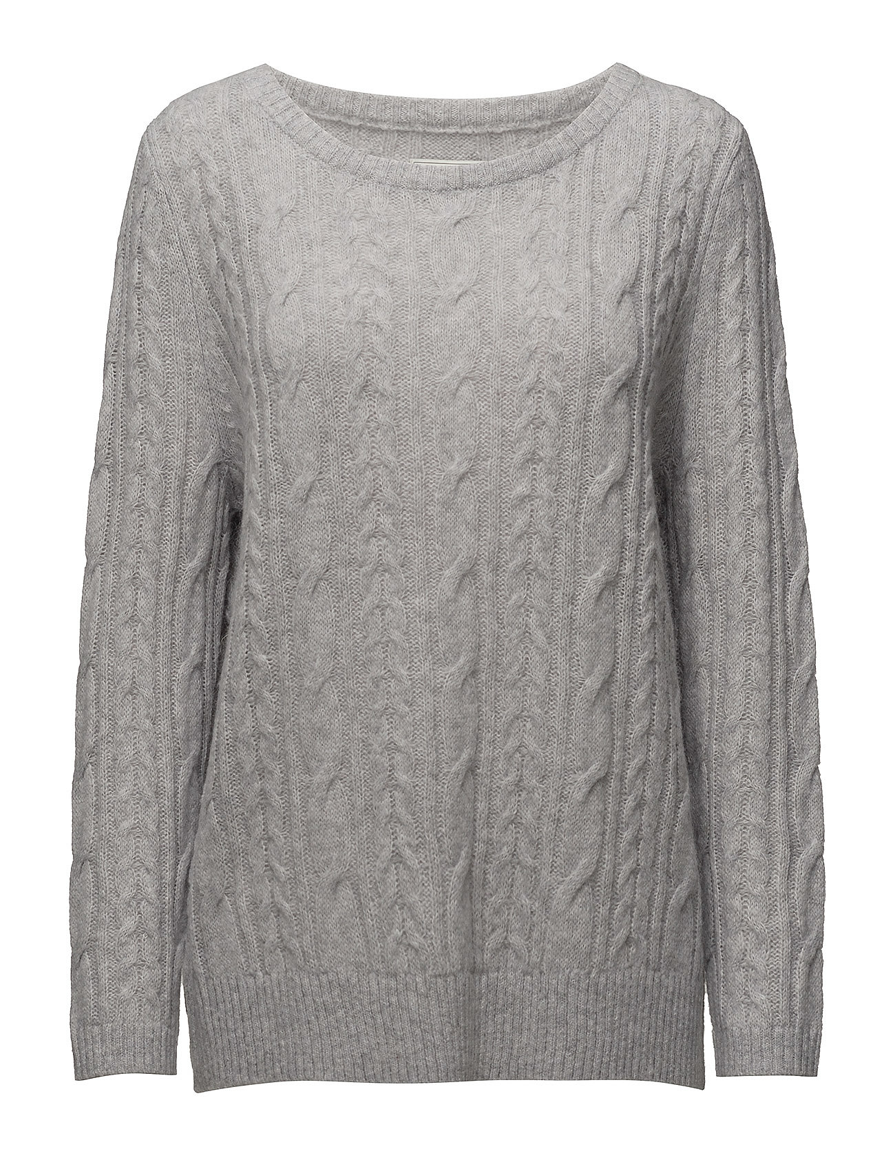 Stella Mohair Cable Sweater Gebreide Trui Grijs Lexington Clothing lexington clothing kopen in de aanbieding Stella Mohair Cable Sweater Gebreide Trui Grijs Lexington Clothing lexington clothing kopen in de aanbieding