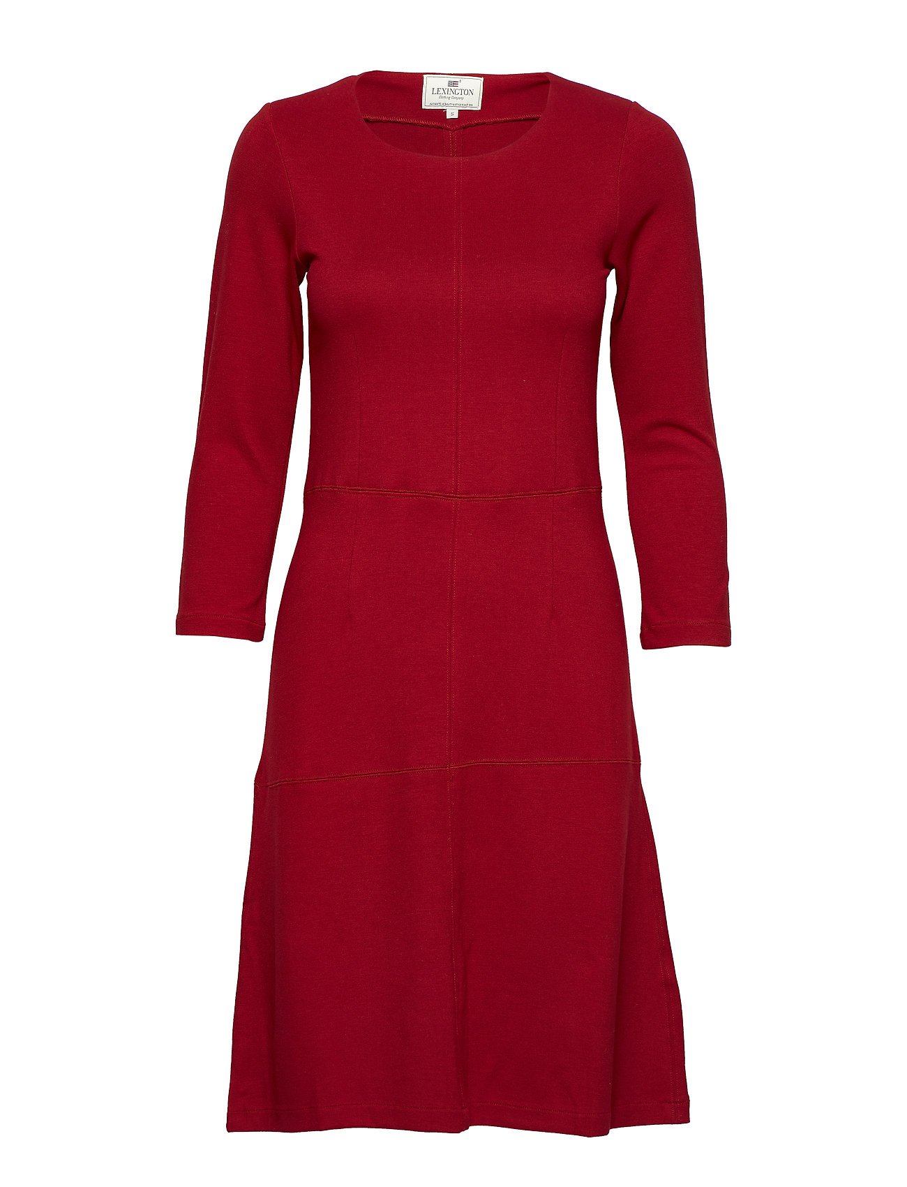 Michaela Jersey Dress Jurk Knielengte Rood Lexington Clothing lexington clothing kopen in de aanbieding