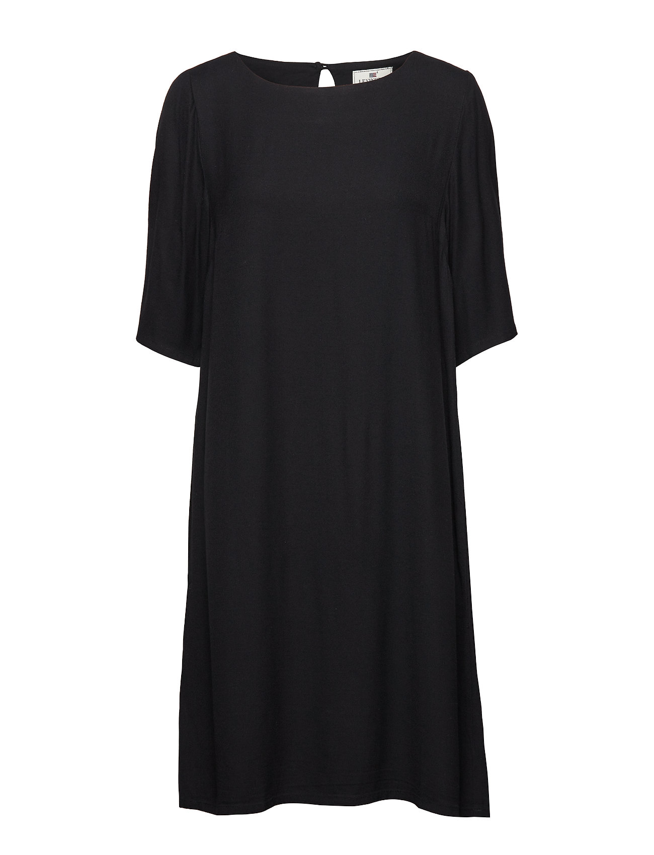 Thea Dress Jurk Knielengte Zwart Lexington Clothing lexington clothing kopen in de aanbieding