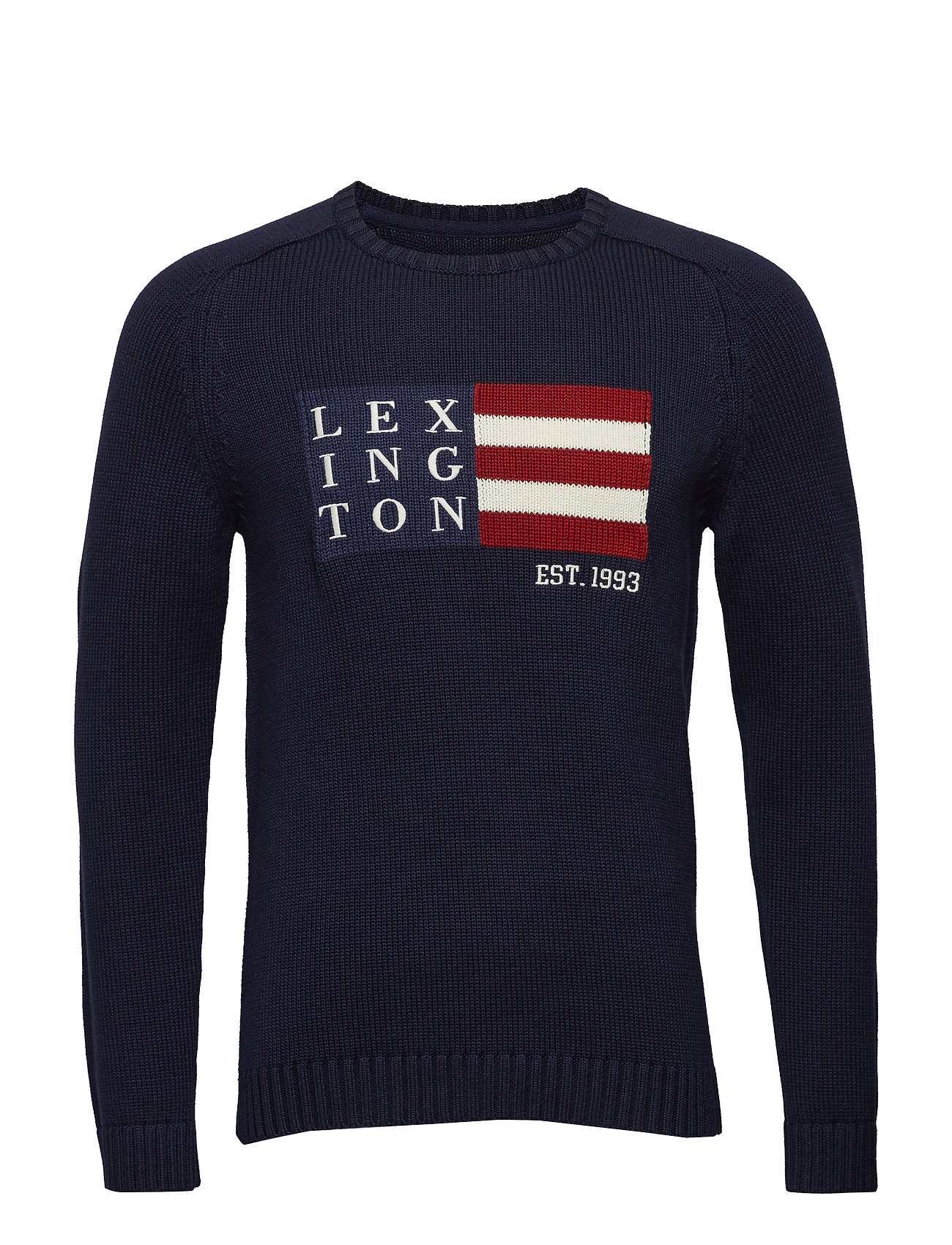 Dylan Sweater Gebreide Trui Met Ronde Kraag Blauw Lexington Clothing lexington clothing kopen in de aanbieding Dylan Sweater Gebreide Trui Met Ronde Kraag Blauw Lexington Clothing lexington clothing kopen in de aanbieding