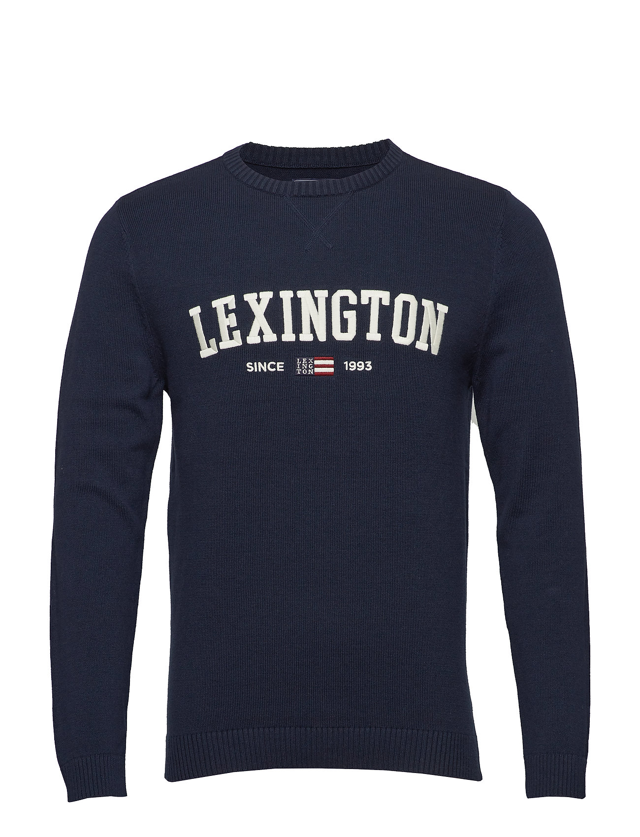 Nelson Knitted Sweatshirt Gebreide Trui Met Ronde Kraag Blauw Lexington Clothing lexington clothing kopen in de aanbieding Nelson Knitted Sweatshirt Gebreide Trui Met Ronde Kraag Blauw Lexington Clothing lexington clothing kopen in de aanbieding