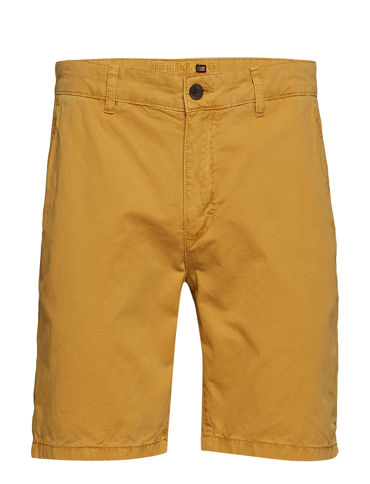 yellow chino shorts