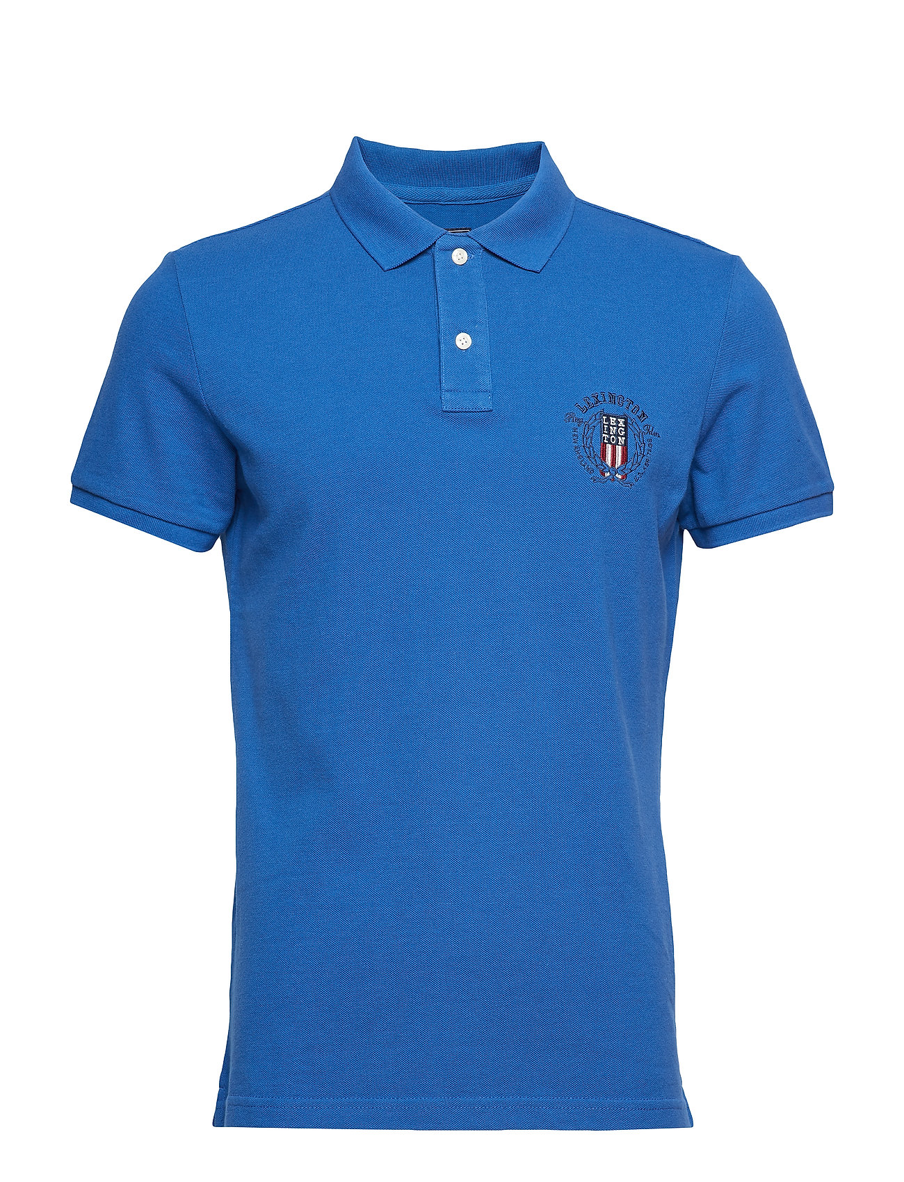 Oscar Polo Coltrui Met Korte Mouwen Blauw Lexington Clothing lexington clothing kopen in de aanbieding
